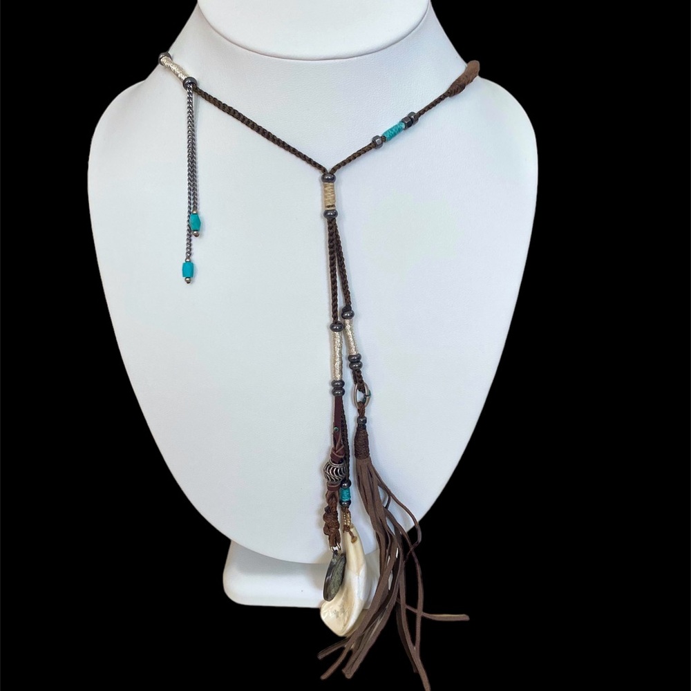 NWT JOHNNY WAS Western Talisman Necklace